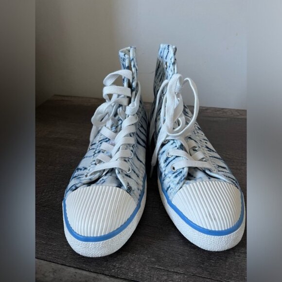 ISABEL MARANT tie-dye high-top sneakers Size 8 - Picture 7 of 14